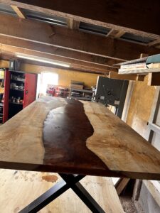 Copper Epoxy River Table